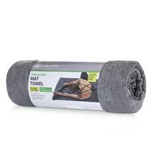 Gaiam Yoga Fitness Towel Grey Teal