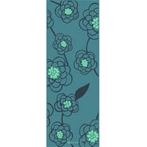 Gaiam Classic Starter Yoga Mat 3mm Teal Blossom