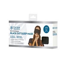 Gaiam Revive and Renew Black Out Sleep Mask