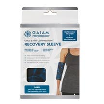 Gaiam Performance Cold Therapy Compression Recovery Sleeve Small