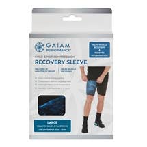 Gaiam Performance Cold Therapy Compression Recovery Sleeve Large