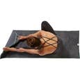 Gaiam Yoga Fitness Towel Grey Teal_27-72409_6