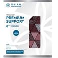 Gaiam Premium Support 6mm Yoga Mat Seaglass Claret_27-73380_3