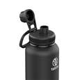 Takeya Actives Insulated Steel Bottle Onyx 950ml Spout Lid_51020_1